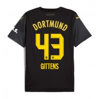 Fotbalové Dres Borussia Dortmund Jamie Bynoe-Gittens #43 Venkovní 2024-25 Krátký Rukáv